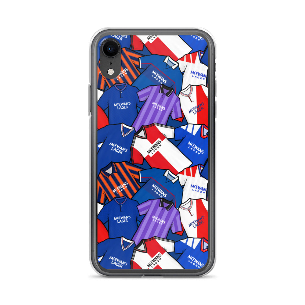 Rangers Inspired Retro Shirts Themed Football Clear Case for iPhone®