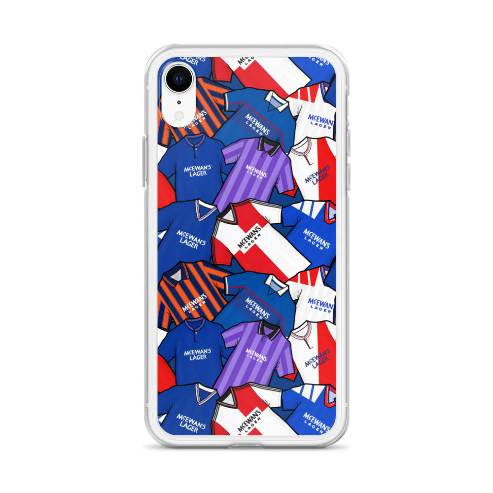 Rangers Inspired Retro Shirts Themed Football Clear Case for iPhone®