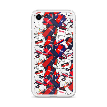 Retro Genoa Inspired Clear Case for iPhone®