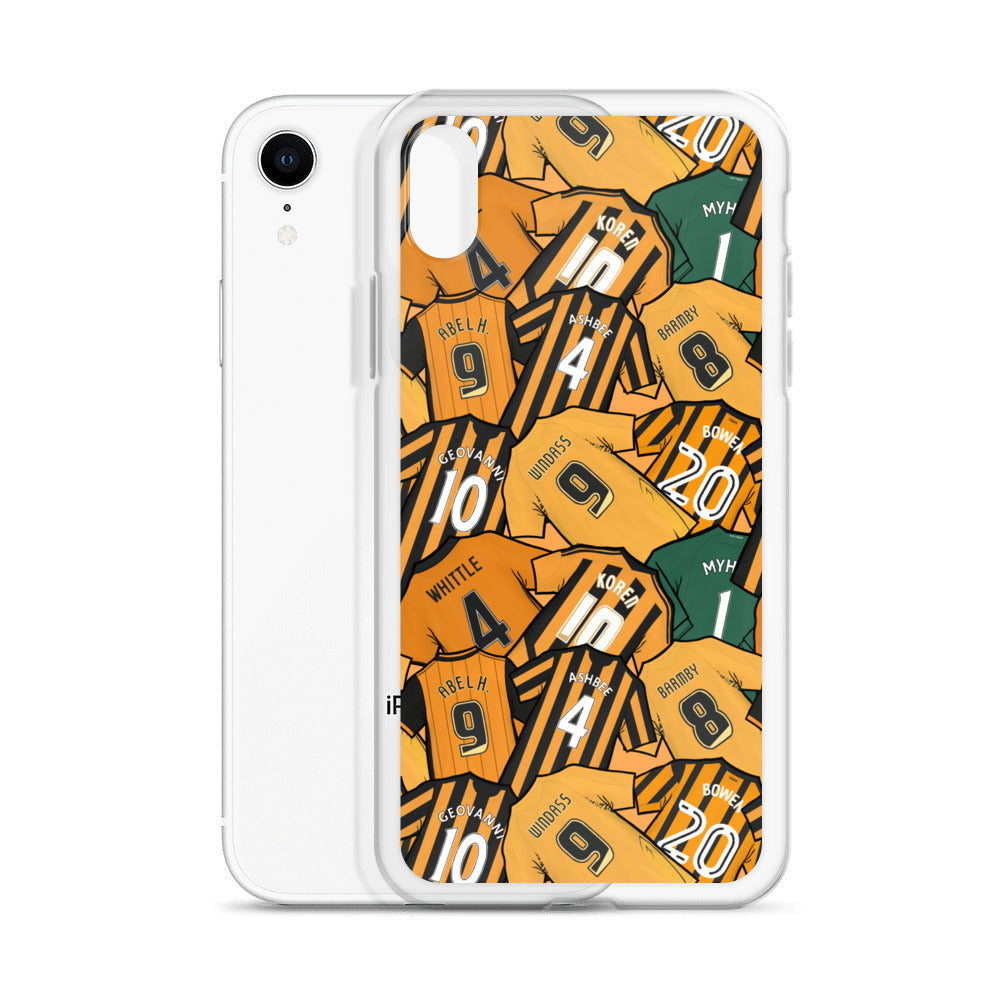 Legends of the Tigers, Hull Themed Football Clear Case for iPhone®