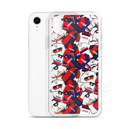 Retro Genoa Inspired Clear Case for iPhone®