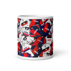 Genoa Retro Shirts Collage Ceramic Football Mug