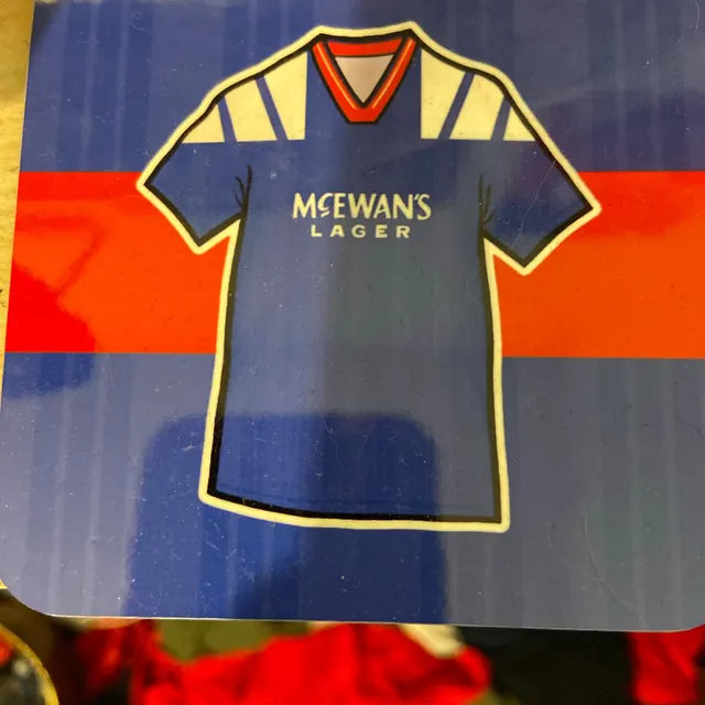 Matthew - 1992-94 Rangers Inspired Shirt Coaster, Etsy Customer