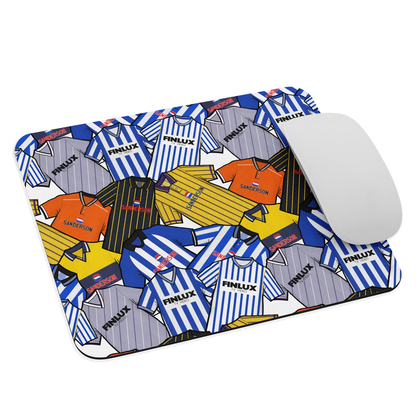 Sheff Wed Inspired Retro Shirts Football Mouse Pad