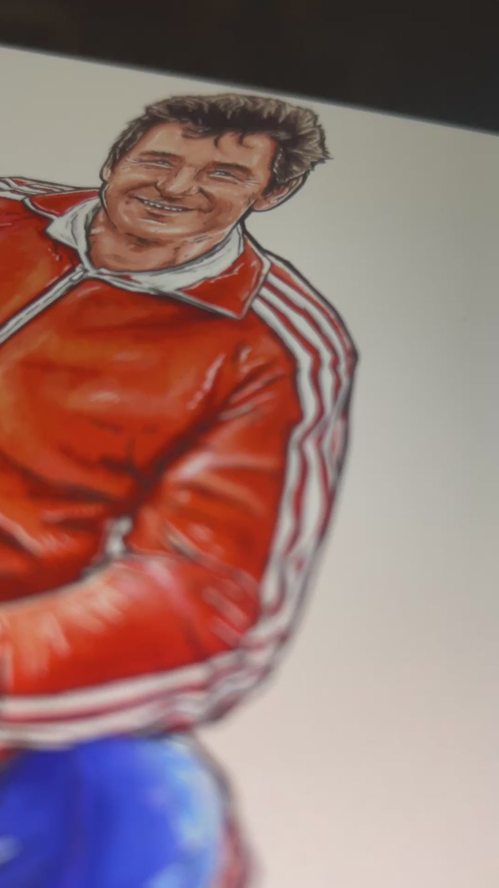 Video showcasing my artwork of Nottingham Forest legend manager Brian Clough