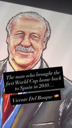 Vicente Del Bosque, the legendary Spanish football manager, led Spain to victory in the 2010 World Cup and returned the trophy to the country. 