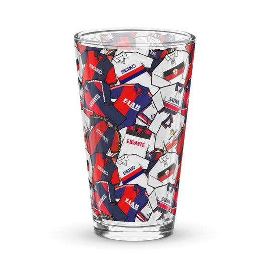Genoa Retro Themed Shirts Shaker Pint Glass