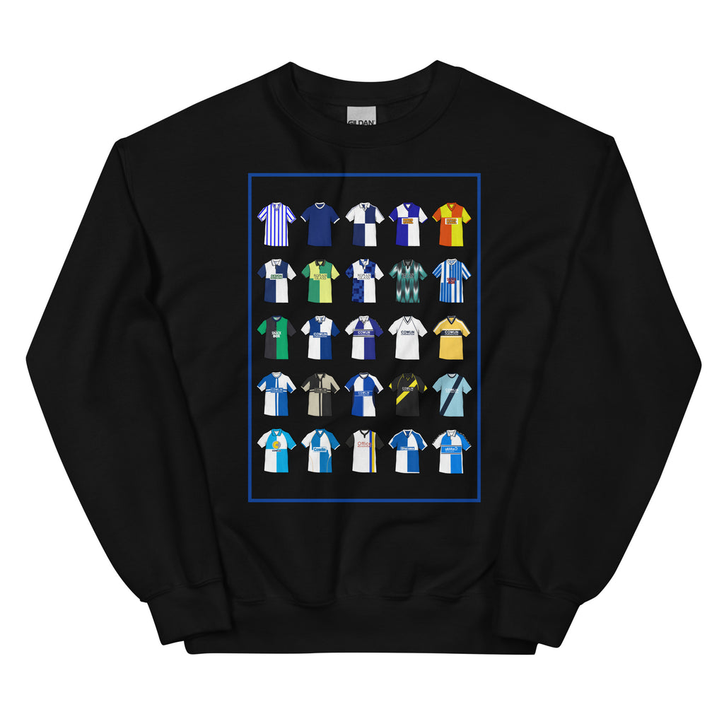 Show your Gas pride with this Bristol Rovers inspired retro sweatshirt featuring 25 iconic football shirt design. Perfect for any supporter!