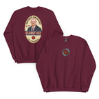 Show your Burnley pride with our ‘Claret Ale’ Sean Dyche artwork sweatshirt jumper, inspired by a beer label. It’s a great unofficial gift for Burnley FC fans.