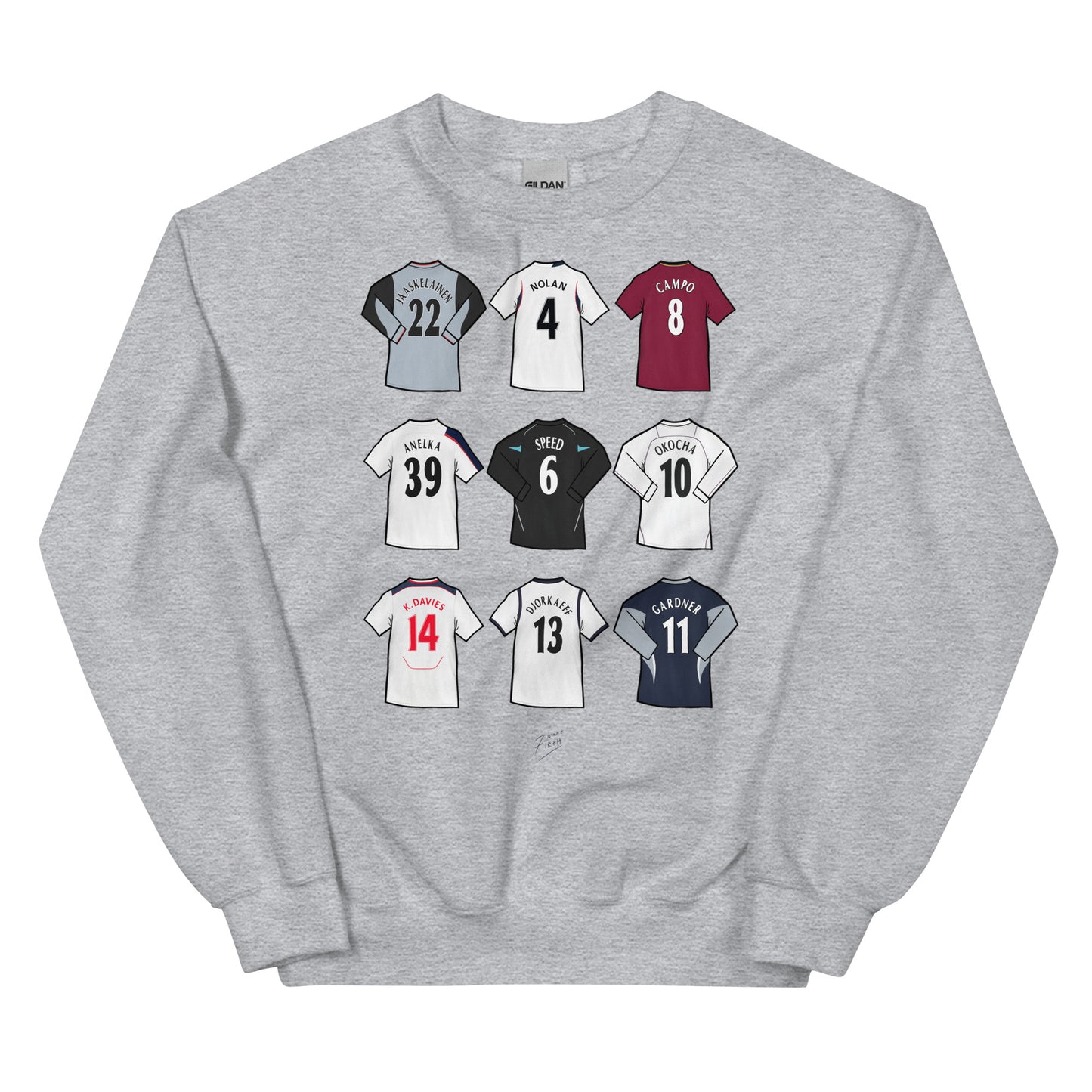 Bolton Legends Shirts Themed Unisex Football Sweatshirt