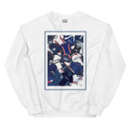 Show your Dundee FC pride with this sweatshirt featuring a unique mashup of classic shirts. A stylish retro football gift for true Dundee supporters