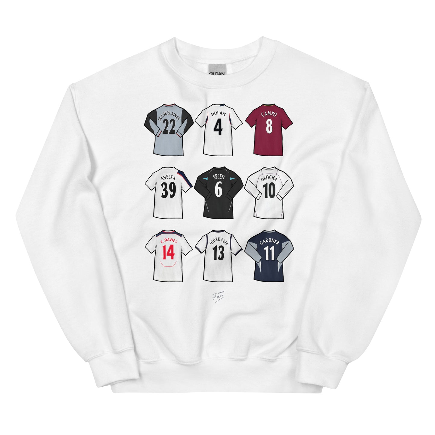 Bolton Legends Shirts Themed Unisex Football Sweatshirt