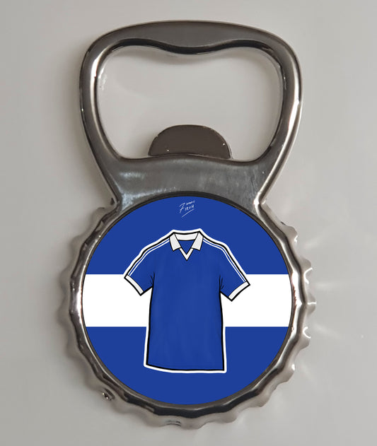Bottle opener 1977-78 inspired by the history of Ipswich Town Football Club, ITFC.