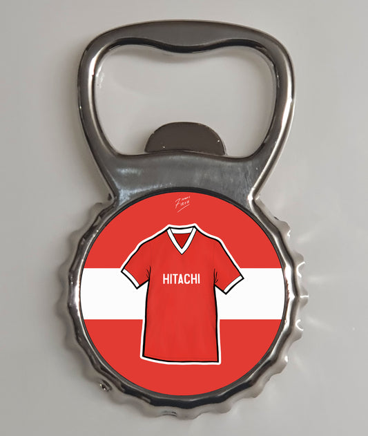 Liverpool 1981-82 Home Shirt Memorabilia Metal Bottle Opener Fridge Magnet