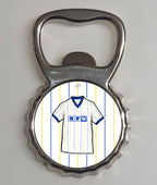 Leeds 1981-83 Home Shirt Memorabilia Metal Bottle Opener Fridge Magnet