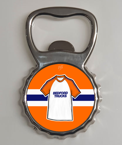 Luton 1982-84 Home Shirt Memorabilia Metal Bottle Opener Fridge Magnet