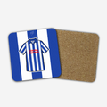 Huddersfield 1982/83 Home Shirt Memorabilia Hand Sublimated Football Coaster