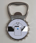 Newcastle 1985-87 Away Shirt Memorabilia Metal Bottle Opener Fridge Magnet