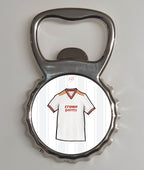 Liverpool 1986-87 Away Shirt Memorabilia Metal Bottle Opener Fridge Magnet
