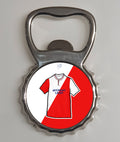 Rangers 1987-90 Away Shirt Memorabilia Metal Bottle Opener Fridge Magnet