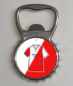 Rangers 1987-90 Away Shirt Memorabilia Metal Bottle Opener Fridge Magnet