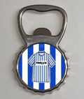 Sheff Wed 1987-89 Home Shirt Memorabilia Metal Bottle Opener Fridge Magnet