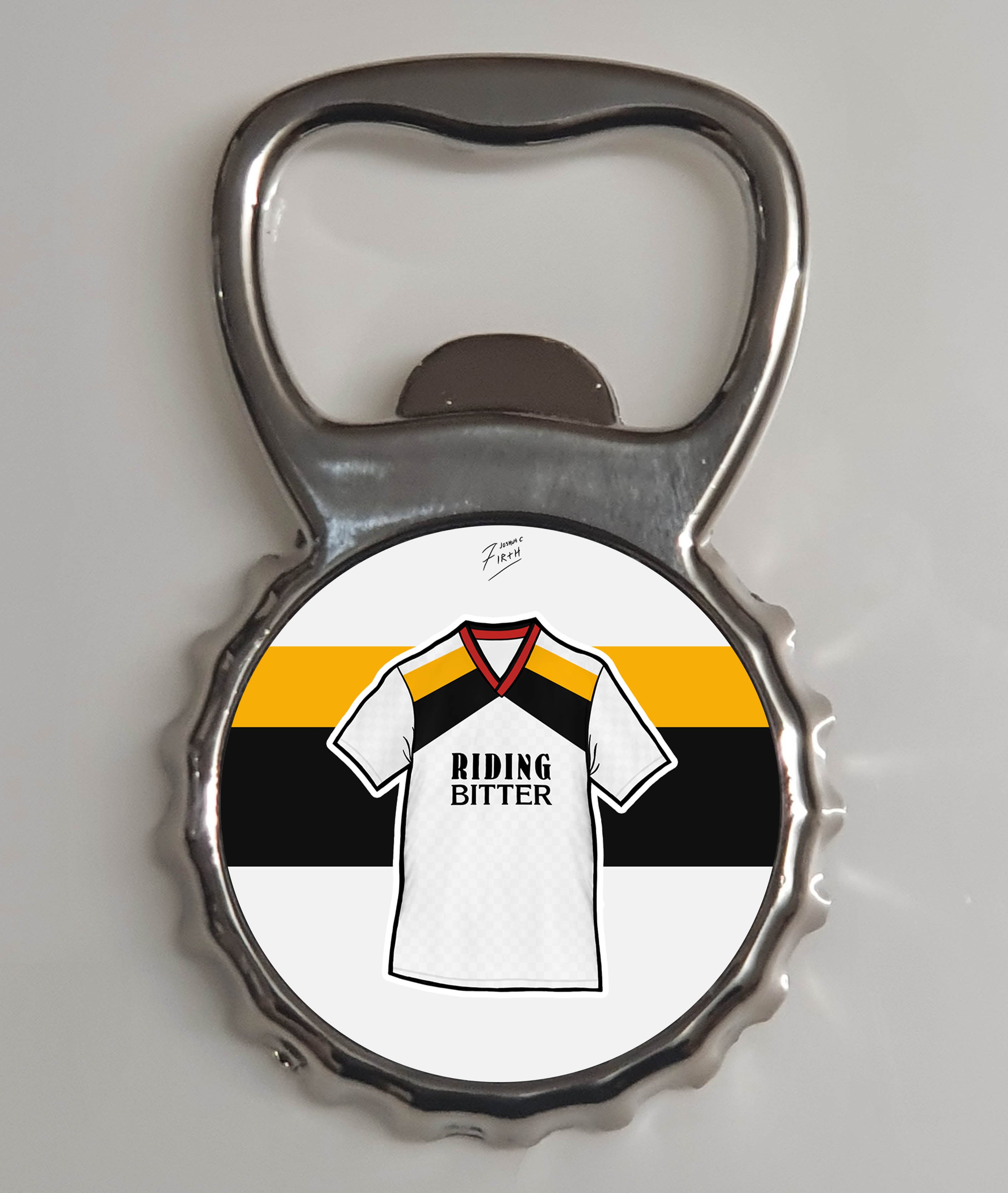 Hull 1988/89 Away Shirt Memorabilia Metal Bottle Opener Fridge Magnet