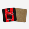 Huddersfield 1989/90 Away Shirt Memorabilia Hand Sublimated Football Coaster