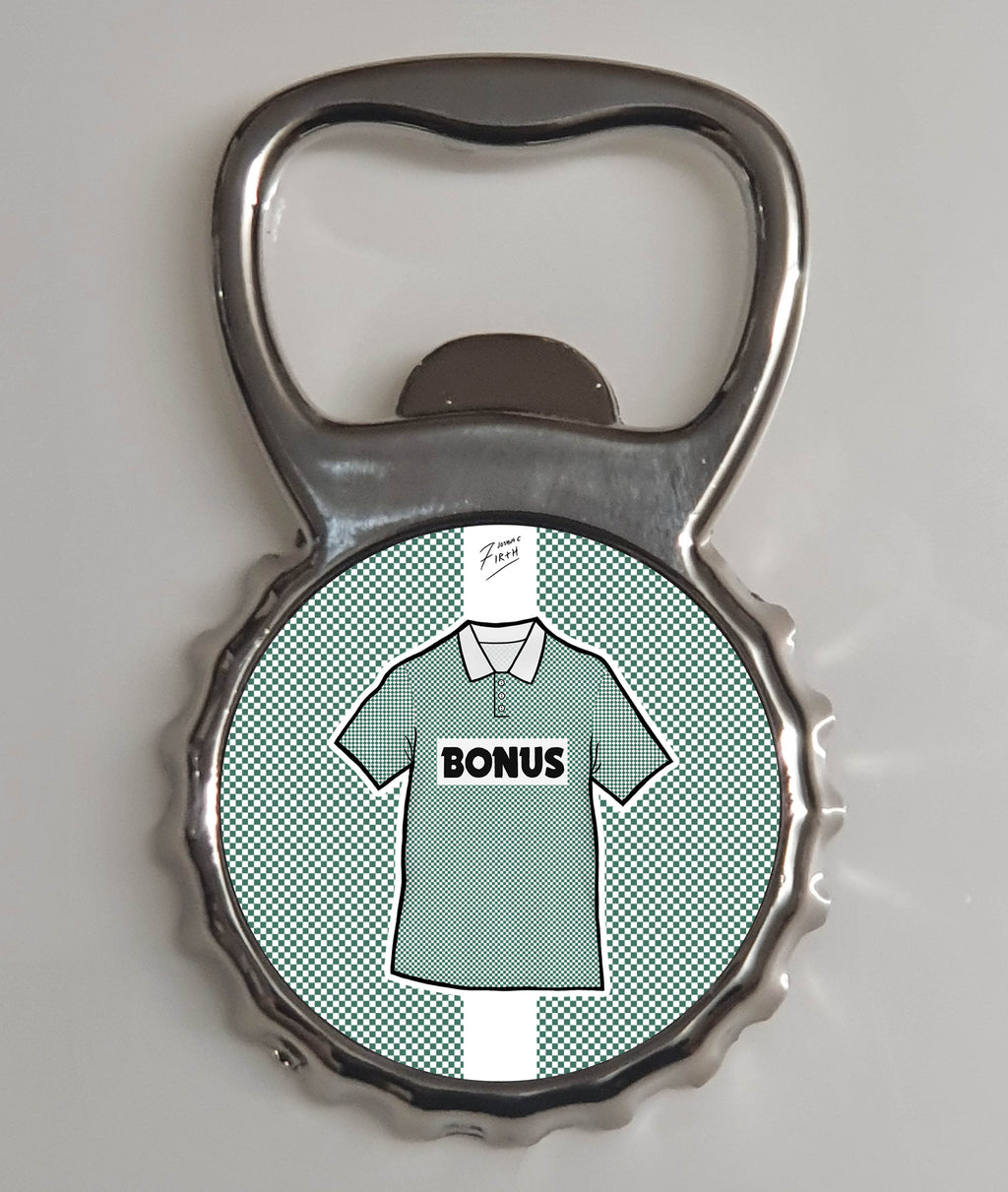 Hull 1991/92 Away Shirt Memorabilia Metal Bottle Opener Fridge Magnet