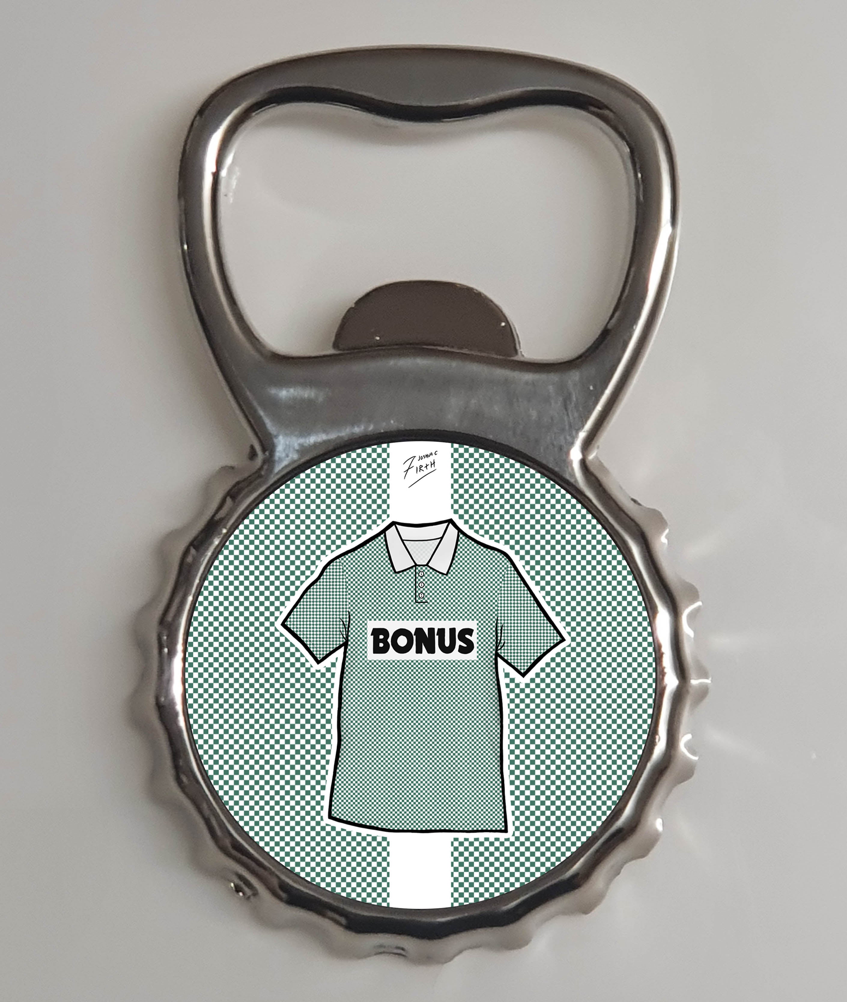 Hull 1991/92 Away Shirt Memorabilia Metal Bottle Opener Fridge Magnet