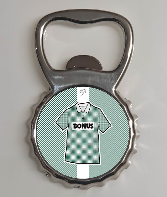 Hull 1991/92 Away Shirt Memorabilia Metal Bottle Opener Fridge Magnet