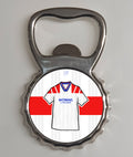 Rangers 1992-93 Away Shirt Memorabilia Metal Bottle Opener Fridge Magnet