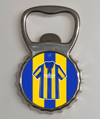 Leeds 1993-95 Away Shirt Memorabilia Metal Bottle Opener Fridge Magnet