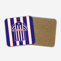 Huddersfield 1993-95 Home Shirt Memorabilia Hand Sublimated Football Coaster