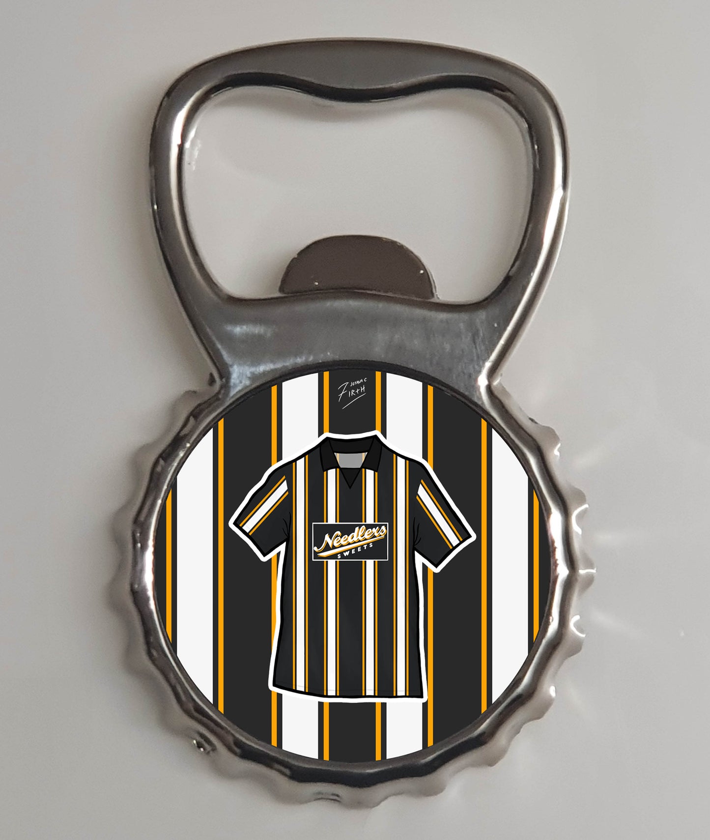 Hull 1994/95 Special Shirt Memorabilia Metal Bottle Opener Fridge Magnet