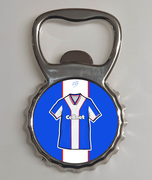 Middlesbrough 1997/98 Away Shirt Memorabilia Metal Bottle Opener Fridge Magnet