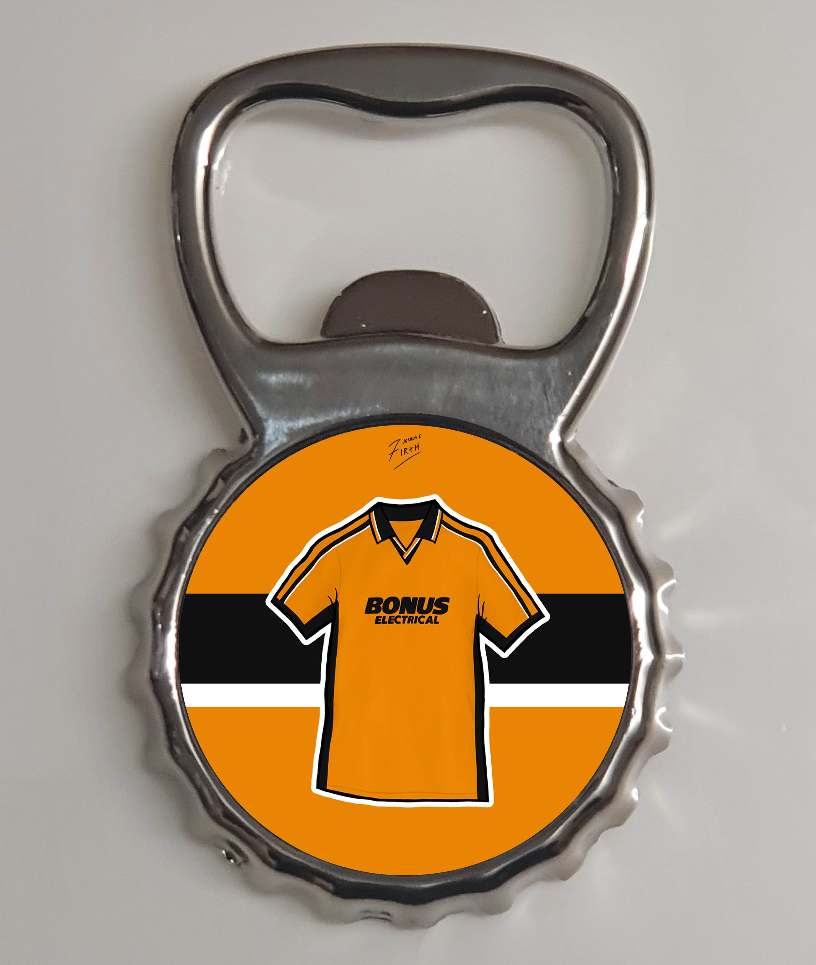 Hull 2002-04 Home Shirt Memorabilia Metal Bottle Opener Fridge Magnet