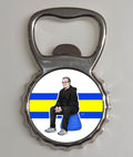 Marcelo Bielsa Leeds Memorabilia Metal Bottle Opener Fridge Magnet