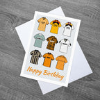 Hull City Football Retro Birthday Card 
