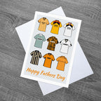 Hull City Football Retro Fathers Day Card 