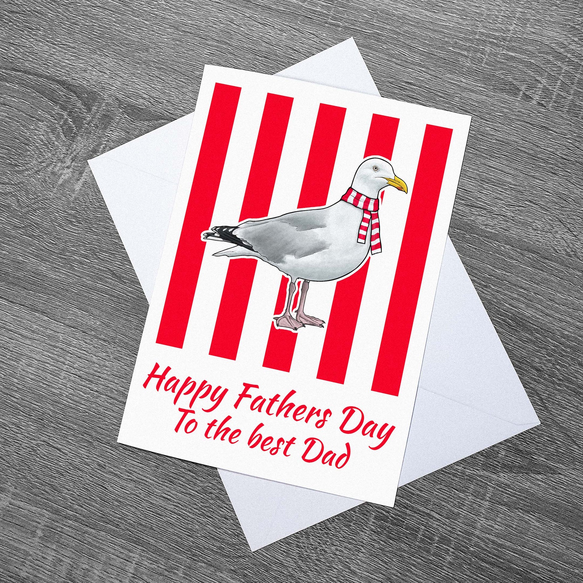 Scarborough Athletic Football Club Themed Custom Fathers Day Card