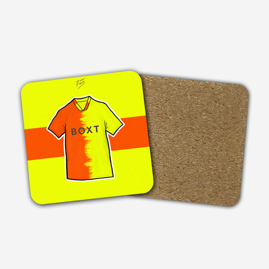Forest 2021/22 Third Shirt Memorabilia Hand Sublimated Football Coaster