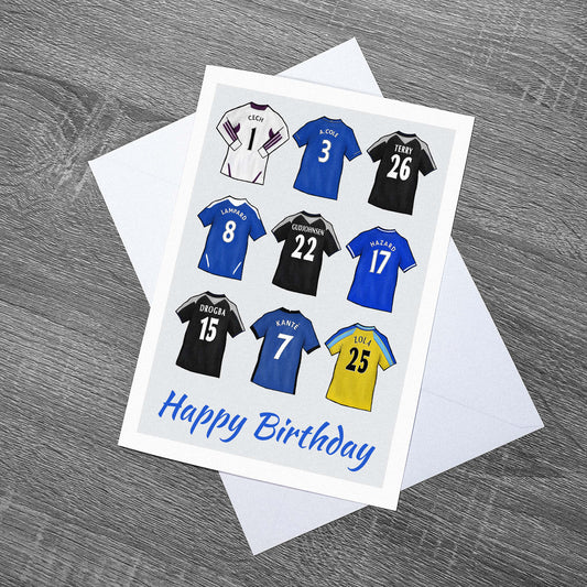 Happy Birthday Chelsea Football Club Birthday Card