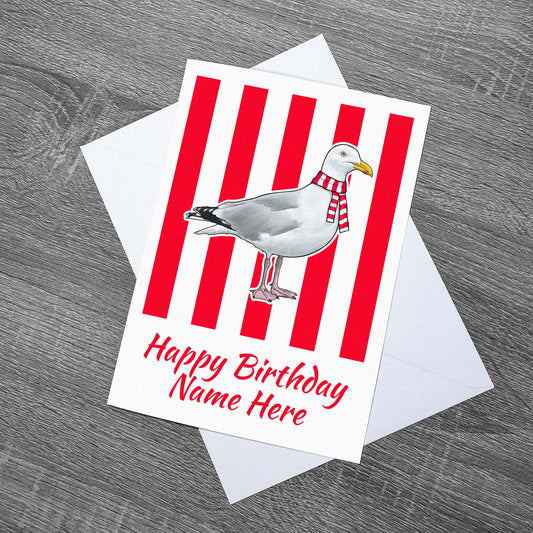 Scarborough Athletic Football Club Themed Custom Birthday Card