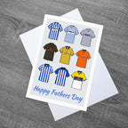 Sheffield Wednesday Football Retro Fathers Day Card 