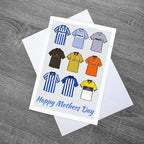 Sheffield Wednesday Football Retro Mothers Day Card 