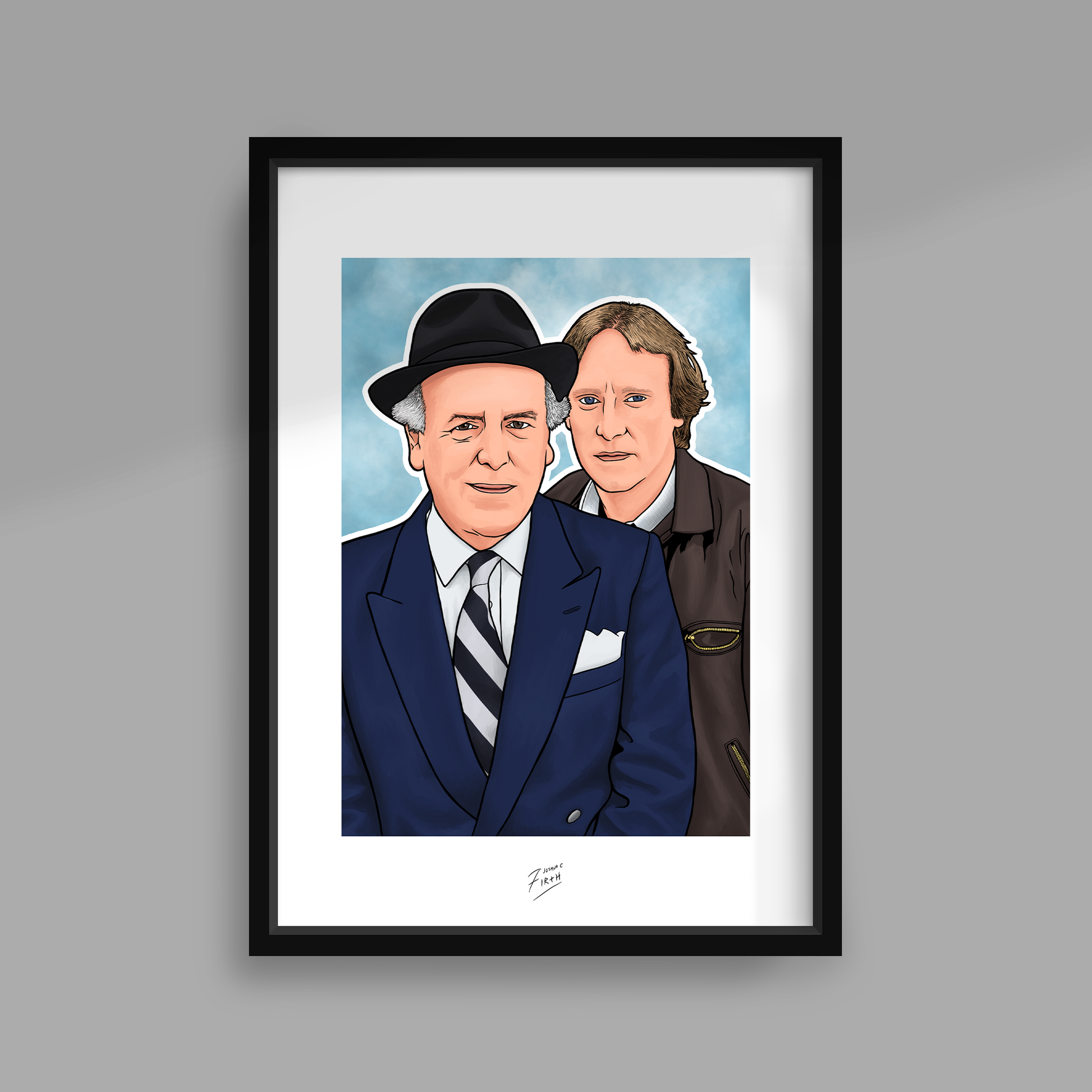 Arthur Daley Terry McCann Minder TV Themed Artwork Print