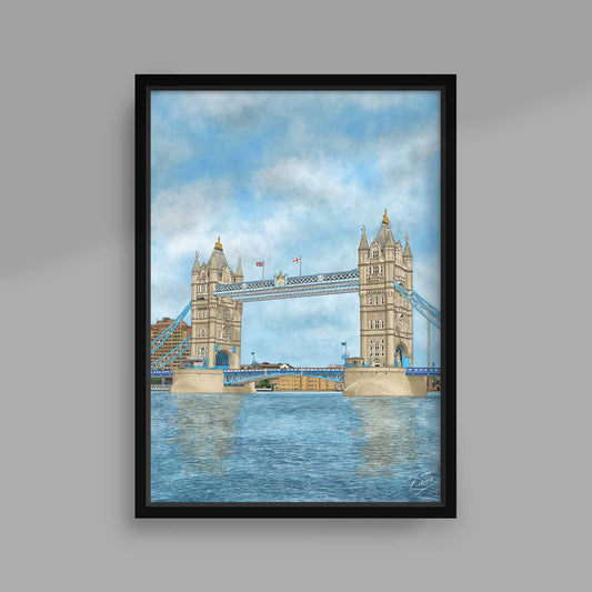 Artwork of Tower Bridge in London