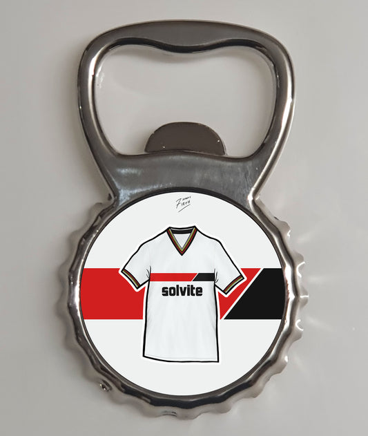 Watford 1985-88 Away Shirt Memorabilia Metal Bottle Opener Fridge Magnet