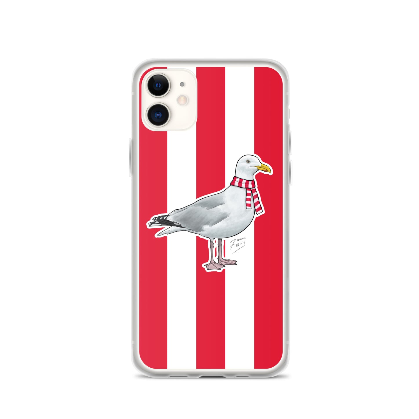 Scarborough Athletic Themed Seagull Football iPhone 11 Case